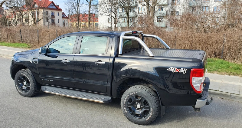 Ford Ranger cena 103900 przebieg: 189630, rok produkcji 2016 z Warszawa małe 436